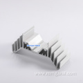 custom black anodized aluminum extrusion heatsink